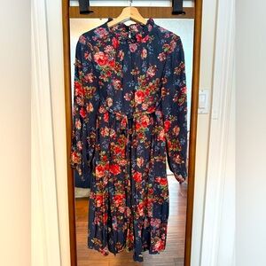 April Cornell gorgeous blue floral like new size s NSPF home